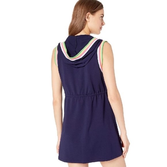 Trina Turk South Beach Terry Hoodie Cover-Up Dress - Picture 3 of 6